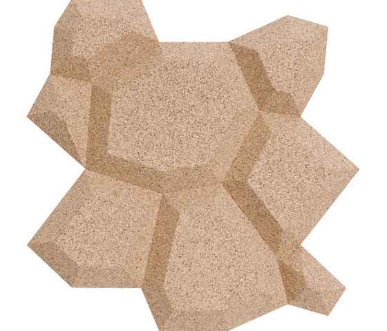 Shapes - Pop (Ivory) | Cork tiles | Architectural Systems