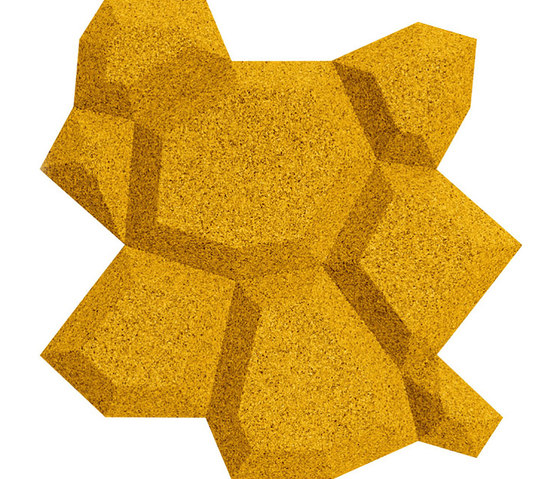 Shapes - Pop (Yellow) | Dalles de liège | Architectural Systems