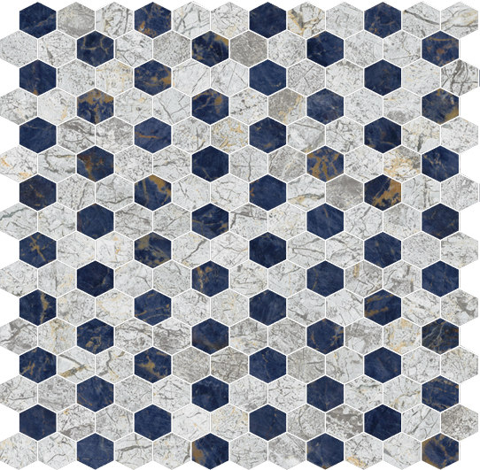 Hexagons | Type A | Piastrelle pietra naturale | Gani Marble Tiles