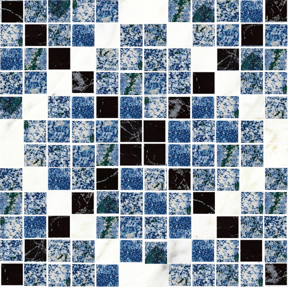 Mosaic Square CROSS 12X12 | Type F | Piastrelle pietra naturale | Gani Marble Tiles