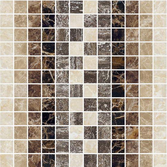 Mosaic Square SHADE 12X12 | Type B | Baldosas de piedra natural | Gani Marble Tiles
