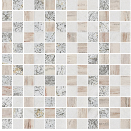 Mosaic Square STRUCTURE 12X12 | Type C | Baldosas de piedra natural | Gani Marble Tiles