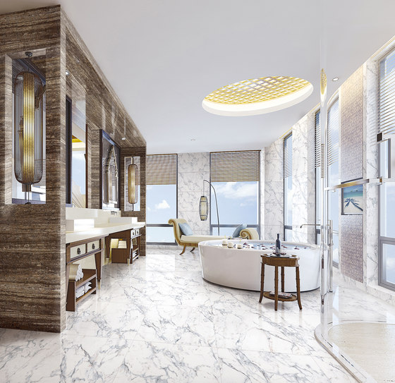 White | New Bianco Carrara | Lastre pietra naturale | Gani Marble Tiles