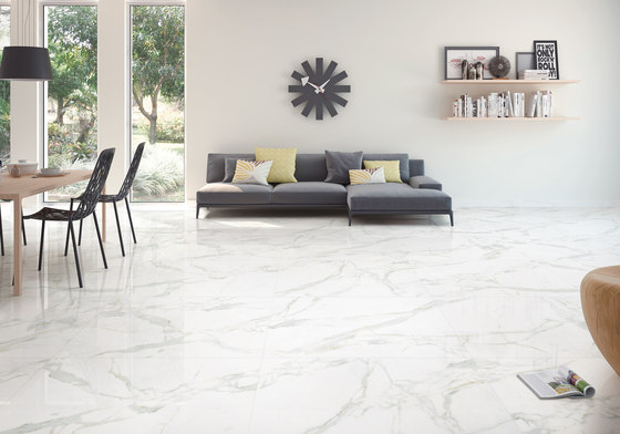 White | Calacatta Gold | Naturstein Platten | Gani Marble Tiles