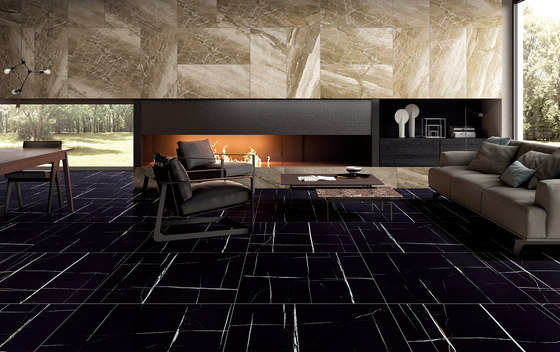 Black | Laurent Black | Panneaux en pierre naturelle | Gani Marble Tiles