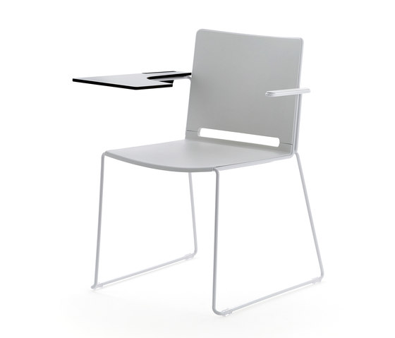 laFILÒ PLASTIC WRITING TABLET ARMCHAIR | Chairs | Urbantime