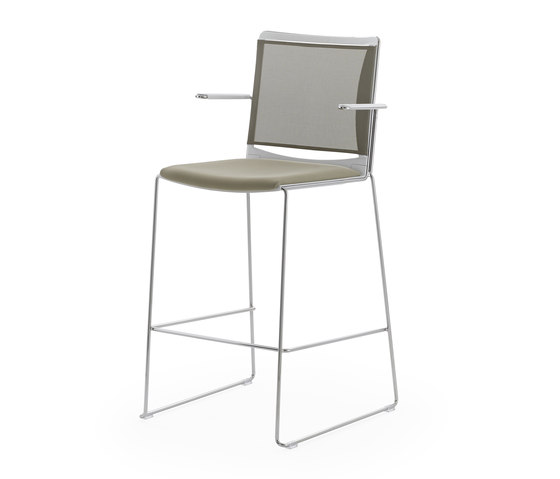 S'MESH SOFT STOOL WITH ARMS | Bar stools | Urbantime