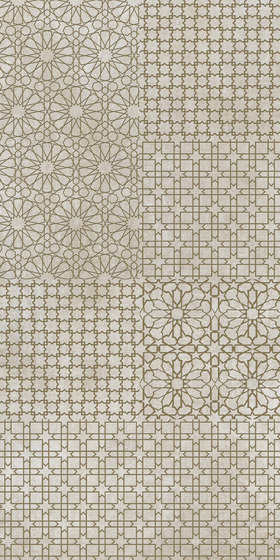 Tesori Monile Bianco Decoro Bronzo | Ceramic tiles | FLORIM