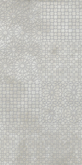 Tesori Monile Grigio Decoro Argento | Ceramic tiles | FLORIM