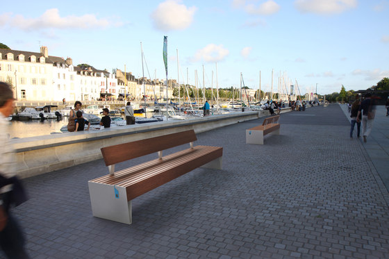 blocq smart | park bench with backrest | Benches | mmcité