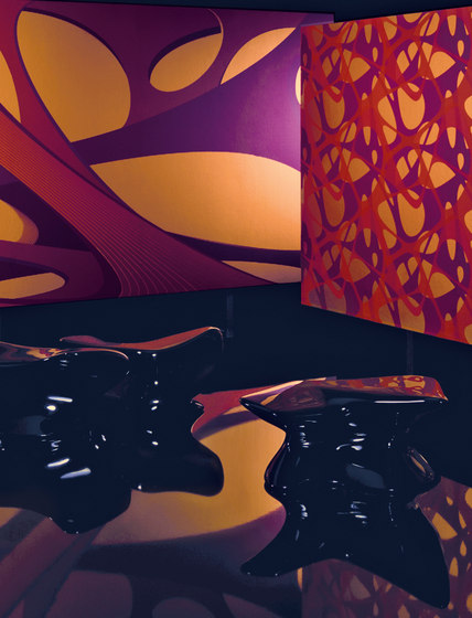 Source One Zaha Hadid | Pritzker Mural | Wall coverings / wallpapers | Distributed by TRI-KES