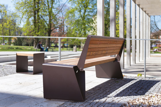 radium | Park bench with backrest | Benches | mmcité