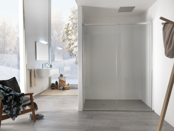 Air sliding door for niche | Shower screens | Inda