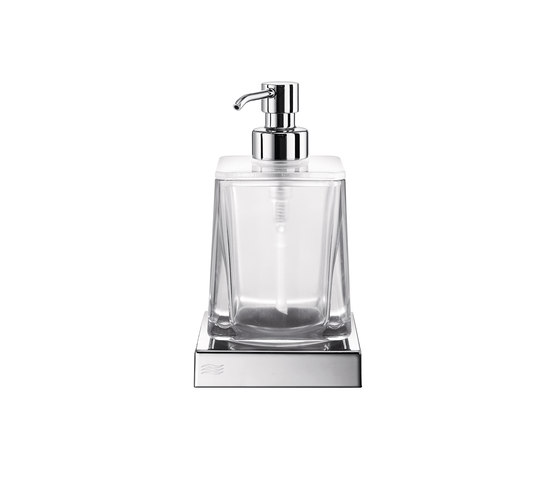 Ego Distributeur de savon en verre transparent extra clair | Distributeurs de savon / lotion | Inda