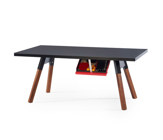 You and Me 180 Ping Pong Table Black | Tables de repas | RS Barcelona