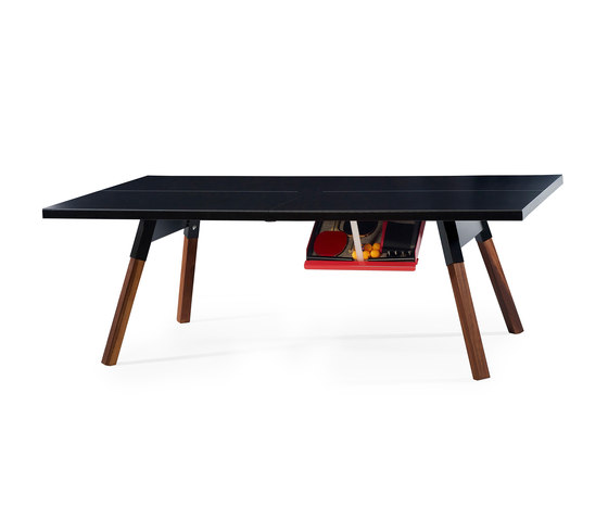 You and Me 220 Ping Pong Table Black | Tables de repas | RS Barcelona