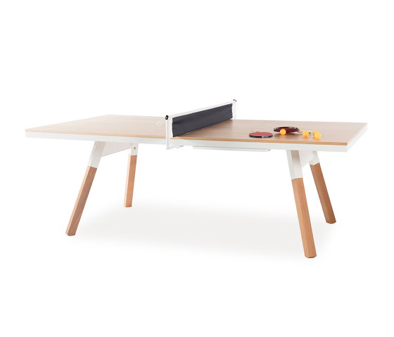 You and Me 220 Ping Pong Table Oak White | Esstische | RS Barcelona