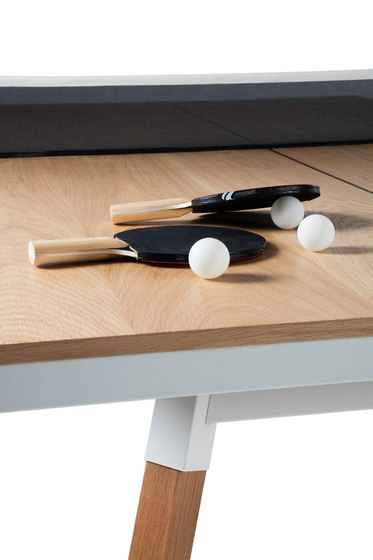 You and Me 220 Ping Pong Table Oak White | Dining tables | RS Barcelona