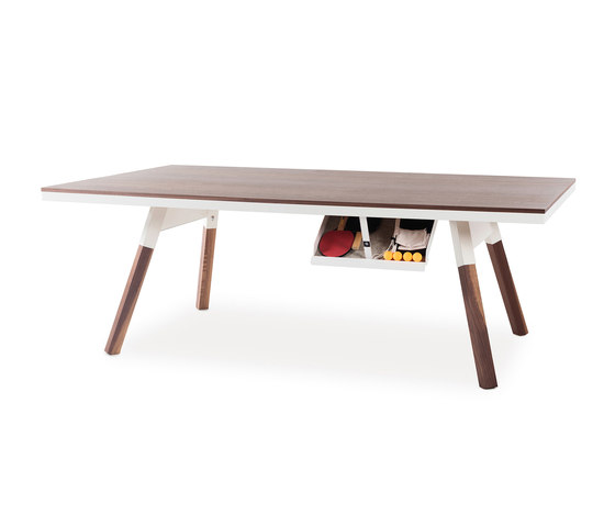 You and Me 220 Ping Pong Table Walnut Black | Esstische | RS Barcelona