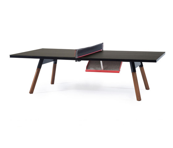 You and Me 274 Standard Ping Pong Table Black | Tables de repas | RS Barcelona