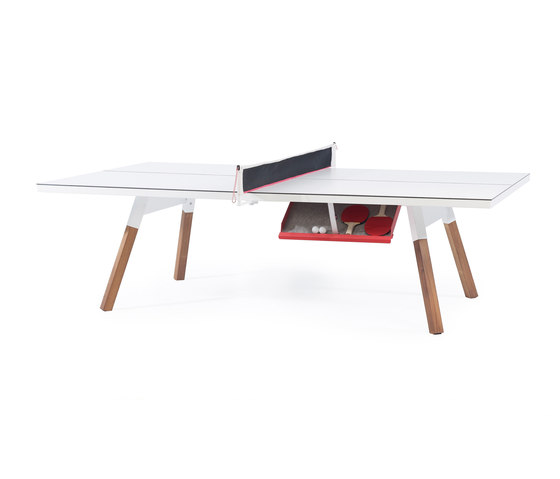 You and Me 274 Standard Ping Pong Table White | Mesas comedor | RS Barcelona