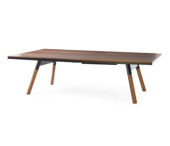 You and Me 274 Standard Ping Pong Table Walnut Black | Esstische | RS Barcelona