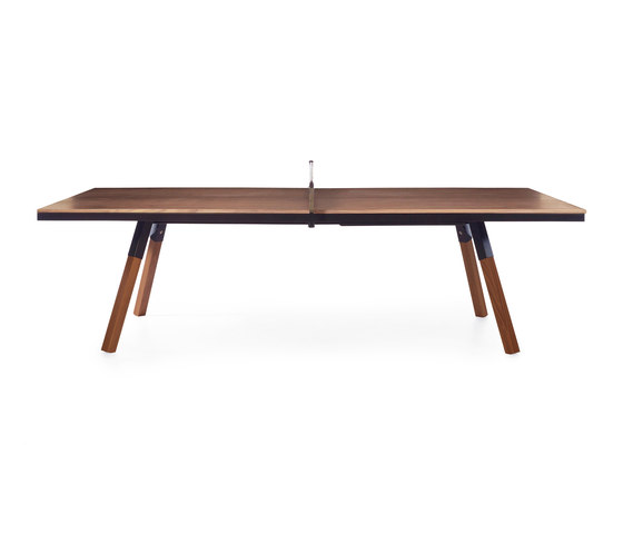 You and Me 274 Standard Ping Pong Table Walnut Black | Esstische | RS Barcelona