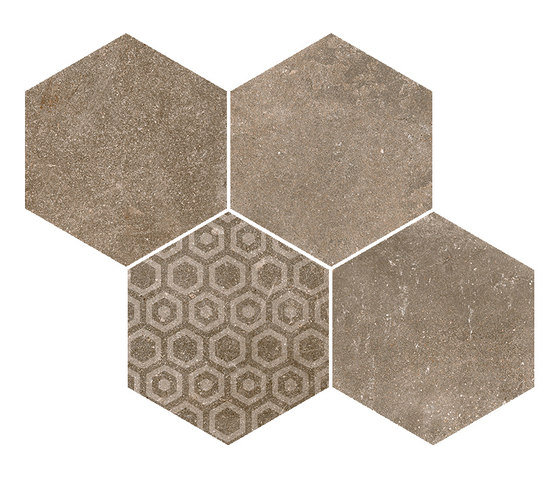 Reden | mosaico esagonale biscuit | Baldosas de cerámica | Cerdisa