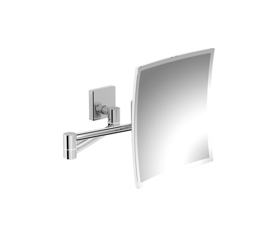 Corsair | Wall Mounted Swivel Arm With Magnifying Mirror | Bath mirrors | BAGNODESIGN