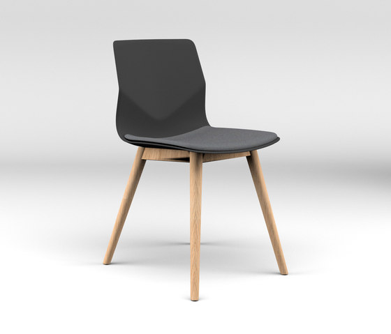 FourSure® 44 Wooden Legs upholstery | Sedie | Ocee & Four Design