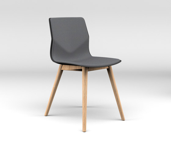 FourSure® 44 Wooden Legs upholstery | Stühle | Four Design