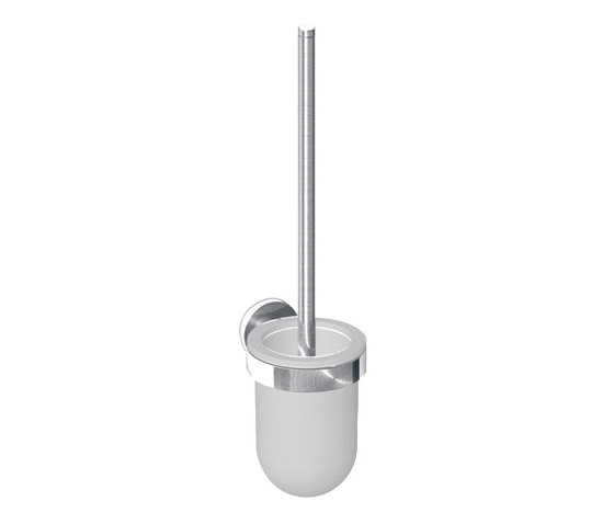 IX304 | Stainless Steel Wall Mounted Toilet Brush And Holder | Portascopino | BAGNODESIGN