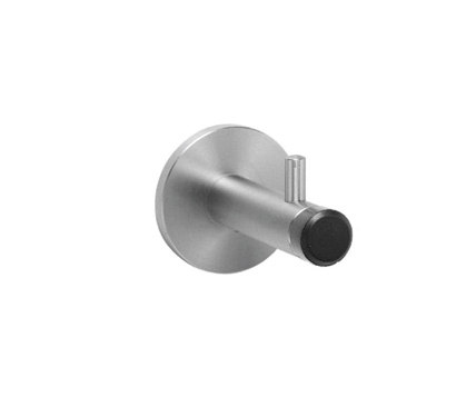 IX304 | Stainless Steel Wall Mounted Door Stop With Hook | Topes | BAGNODESIGN