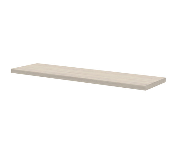 M Line | Larch Countertop Shelf | Wood panels | BAGNODESIGN