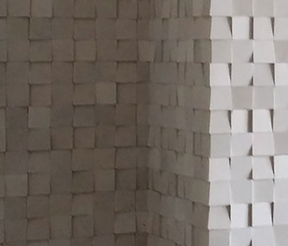 V Squares - Tropical White Cladding | Mosaicos de piedra natural | Island Stone
