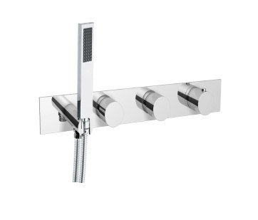 Metreaux | Thermostatic Shower Mixer With Kit and Holder | Rubinetteria doccia | BAGNODESIGN