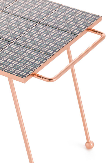 Mix & Match Table Copper blue | Vassoi | GAN