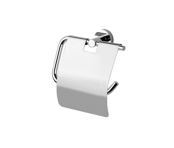 Options | Round Toilet Roll Holder With Cover | Portarollos | BAGNODESIGN