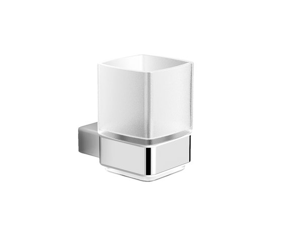 Smooth | Wall Mounted Tumbler And Holder | Portaspazzolini | BAGNODESIGN