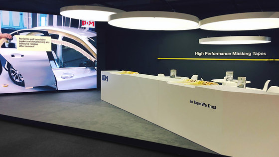 Exhibition | Space design | Illuminated ceiling systems | Dresswall