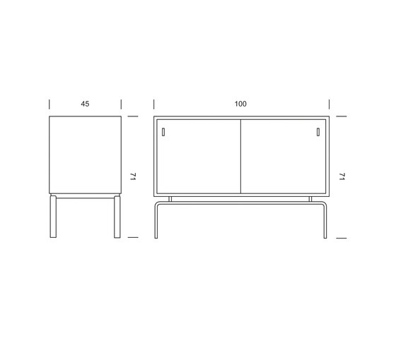 FK 100 Sideboard | Buffets / Commodes | Lange Production