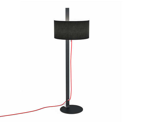 Slide floor tall black/black/red | Free-standing lights | lasfera
