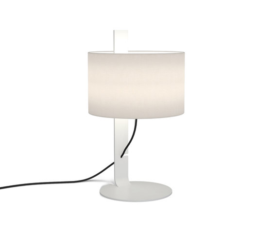 Slide table white/off-white/black | Table lights | lasfera