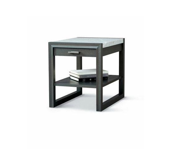 Arris Side Table with Stone Top | Tables de chevet | Altura Furniture