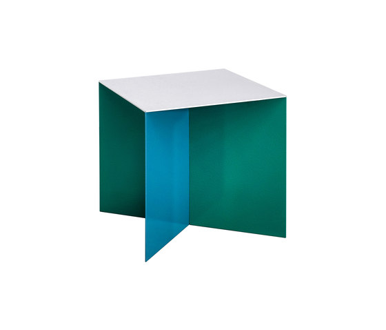 alu square | aluminum top | Tavolini alti | valerie_objects