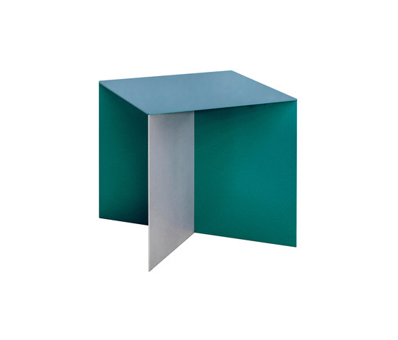 alu square | hammerpaint blue top | Mesas auxiliares | valerie_objects