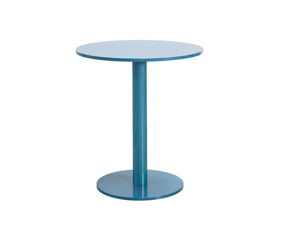 round table S | hammerpaint blue | Tables de bistrot | valerie_objects