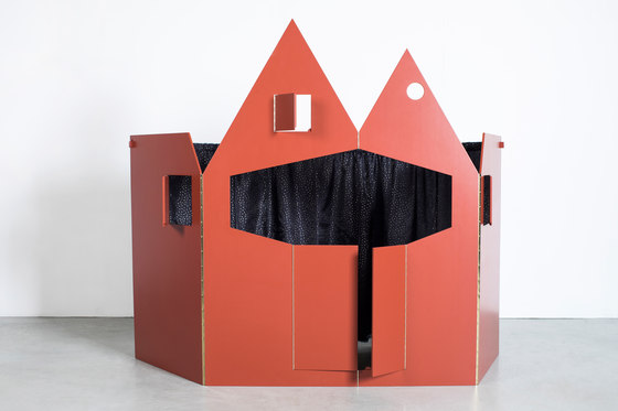 puppet theatre | red | Toys | valerie_objects