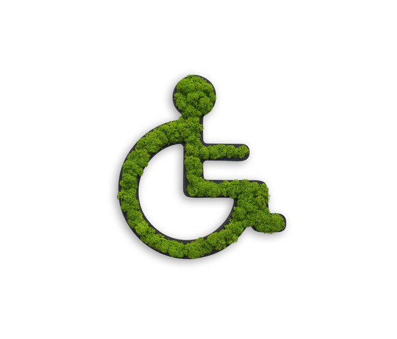 pictogram | toilet sign „wheelchair“ 25 cm | Pittogrammi / Cartelli | styleGREEN