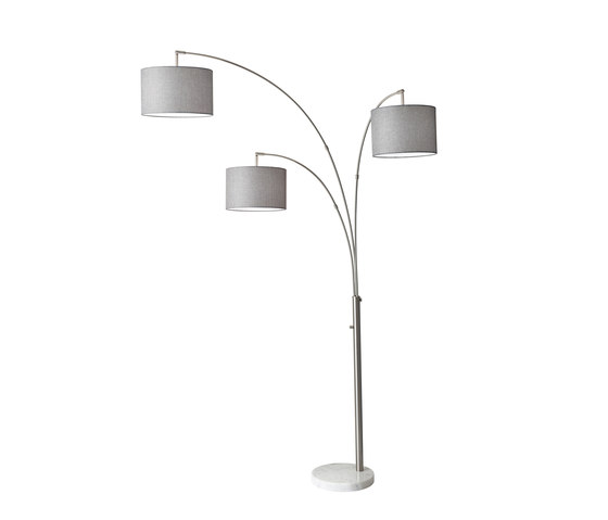 Bowery 3-Arm Arc Lamp | Free-standing lights | ADS360